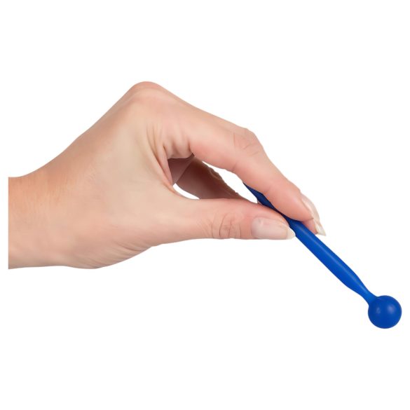 Dilator Sperm Stopper - burbuliukas, silikoninis skėtiklis (mėlynas)