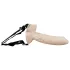 You2Toys Jaučio jėga - prisegiamas dildo, strap-on (kūno spalvos)