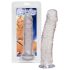 Skaidrus vidutinio dydžio dildo