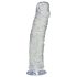 Skaidrus vidutinio dydžio dildo