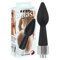   You2Toys - analinis dušo antgalis - kūginis silikonas - juodas
