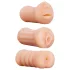 XXX To GO - masturbatorių rinkinys 3 vnt - vagina, burna, anus
