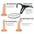 You2Toys - Prisegamas dildo rinkinys! - natūrali spalva