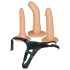 You2Toys - Prisegamas dildo rinkinys! - natūrali spalva