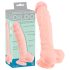 Medical - dildo iš medicininio silikono 24cm - kūno spalvos