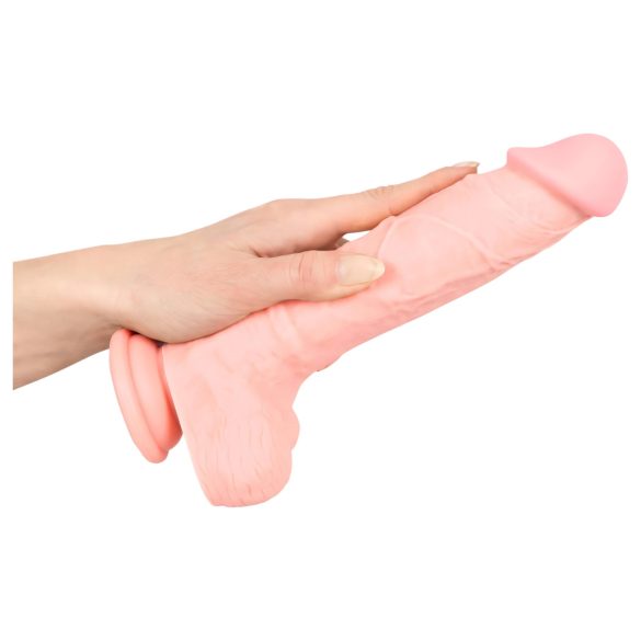 Medical - dildo iš medicininio silikono 24cm - kūno spalvos