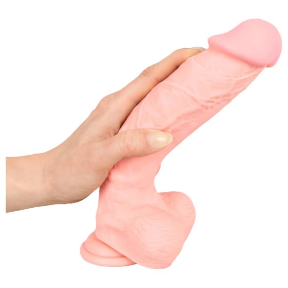 Medical - dildo iš medicininio silikono 24cm - kūno spalvos