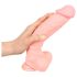 Medical - dildo iš medicininio silikono 24cm - kūno spalvos