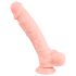 Medical - dildo iš medicininio silikono 24cm - kūno spalvos