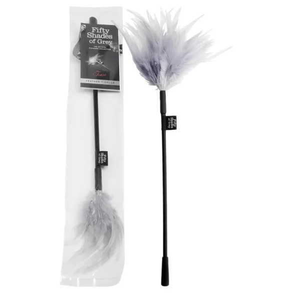Fifty Shades of Grey - plunksninė masažuoklė - pilka