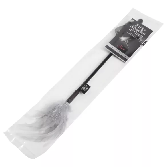Fifty Shades of Grey - plunksninė masažuoklė - pilka