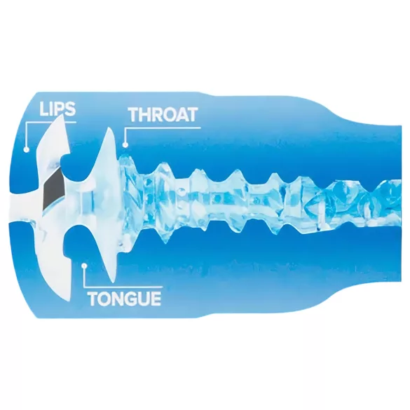 Fleshlight Turbo Thrust - masturbatorius su siurbimu - mėlynas
