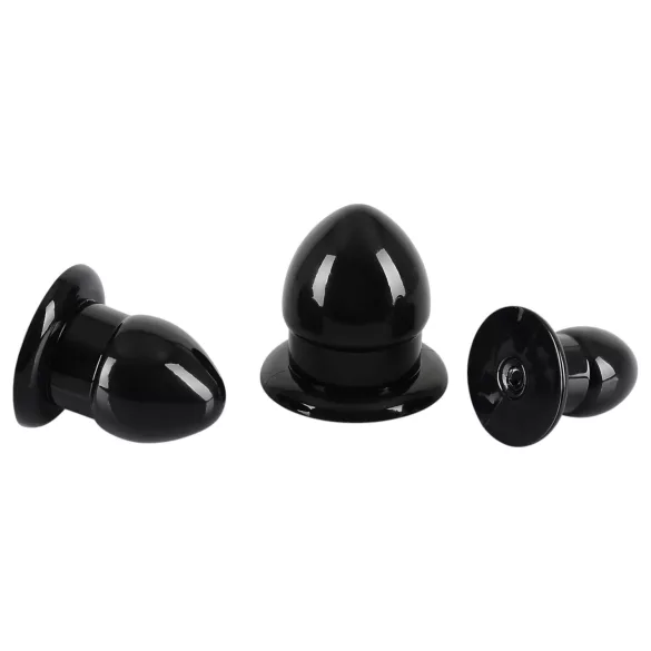 You2Toys - analinių kaiščių rinkinys - 3 vnt - juoda