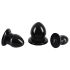 You2Toys - Rinkinys „Tempimo Kaiščių“ - analinių kaiščių rinkinys - 3 vnt. (juoda)