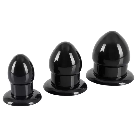 You2Toys - analinių kaiščių rinkinys - 3 vnt - juoda