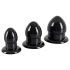 You2Toys - Rinkinys „Tempimo Kaiščių“ - analinių kaiščių rinkinys - 3 vnt. (juoda)