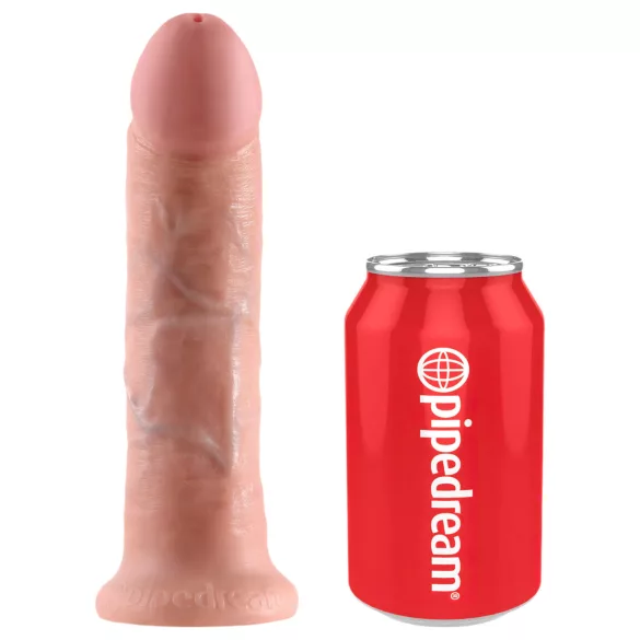 King Cock - diržinis dildo - 20 cm - kūno spalvos