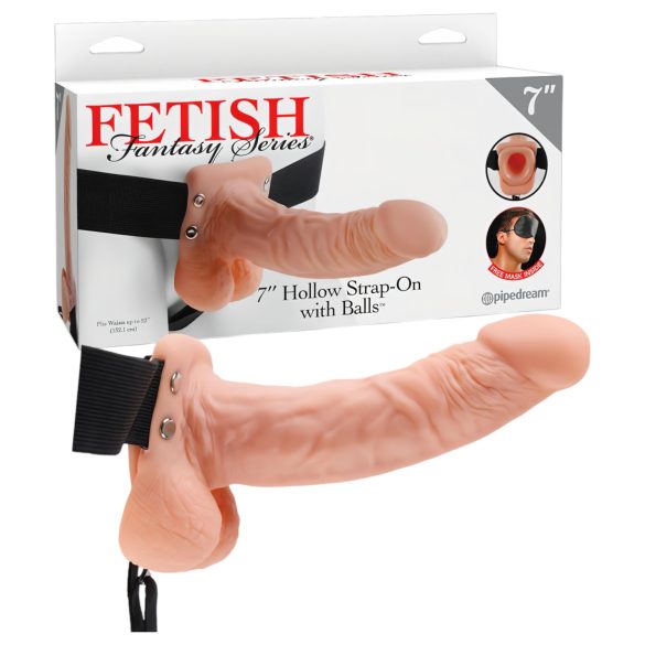 Fetish Strap-on 7 - dirželis su dildo - natūralios spalvos