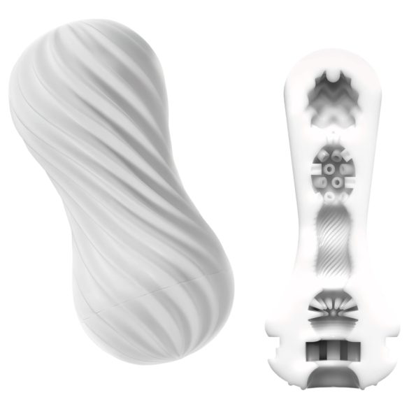 TENGA Flex - masturbatorius (baltas)