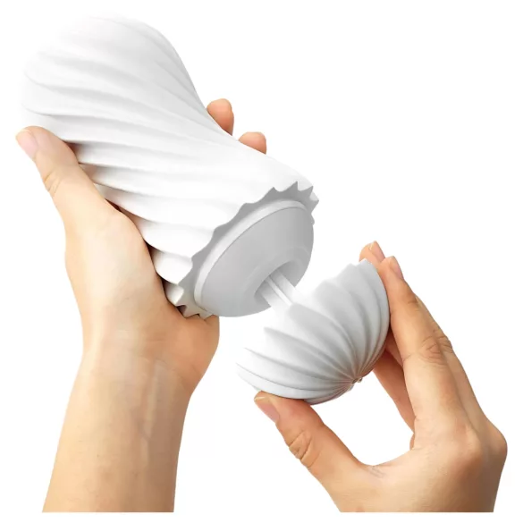 TENGA Flex - masturbatorius vyrams - lankstus - baltas