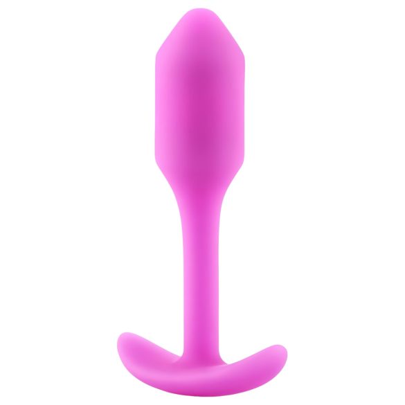 b-vibe Snug Plug 1 - analinis kaištis su vidiniu svoriu 55g - rožinis