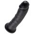 King Cock - dildo - 20 cm - juodas