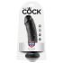King Cock - dildo - 20 cm - juodas