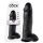 Karališkas gaidys 12" didelis dildo (30 cm) - juodas