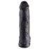 Karališkas gaidys 12" didelis dildo (30 cm) - juodas