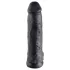 King Cock - didelis dildo su sėklidėmis - 30 cm - juodas