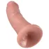 King Cock - dildo - realistiškas - 20 cm - kūno spalvos