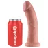 King Cock - dildo - realistiškas - 20 cm - kūno spalvos