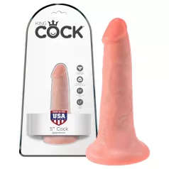   King Cock - dildo - realistiška išvaizda - natūrali spalva 13 cm