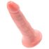 King Cock - dildo - realistiška išvaizda - natūrali spalva 13 cm