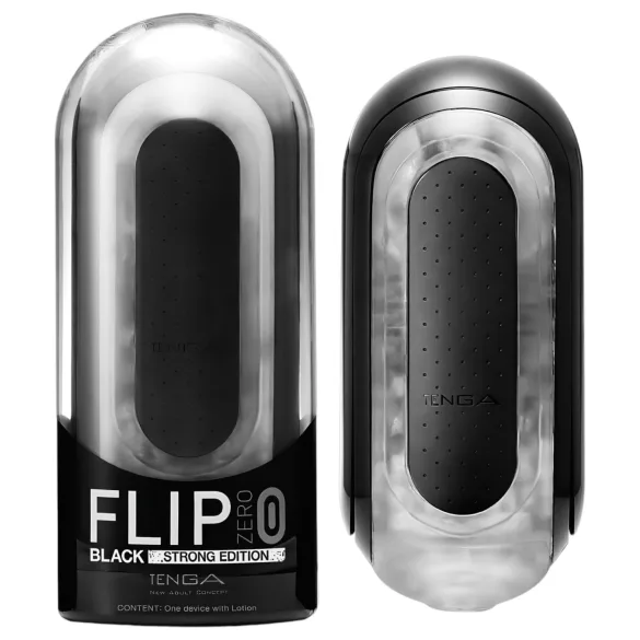 TENGA Flip Zero - masturbatorius vyrams - juodas