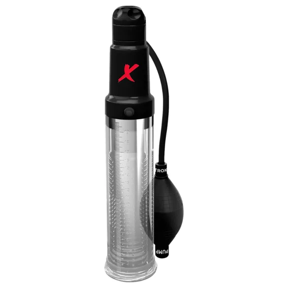 PDX Elite - 2 in 1 - penio pompa ir masturbatorius viename (skaidrus)
