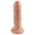 King Cock - realistiškas dildo - 15 cm - kūno spalvos