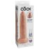 King Cock 9 - tikroviškas dildo (23 cm) - natūrali spalva