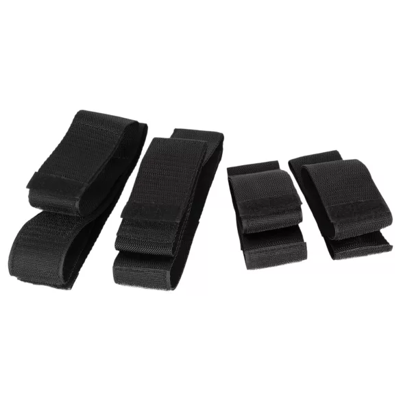 Bad Kitty - rankų ir kojų surišimo rinkinys - juodas