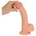 realistixxx - tikroviškas dildo su siurbtuku (22 cm, kūno spalvos)