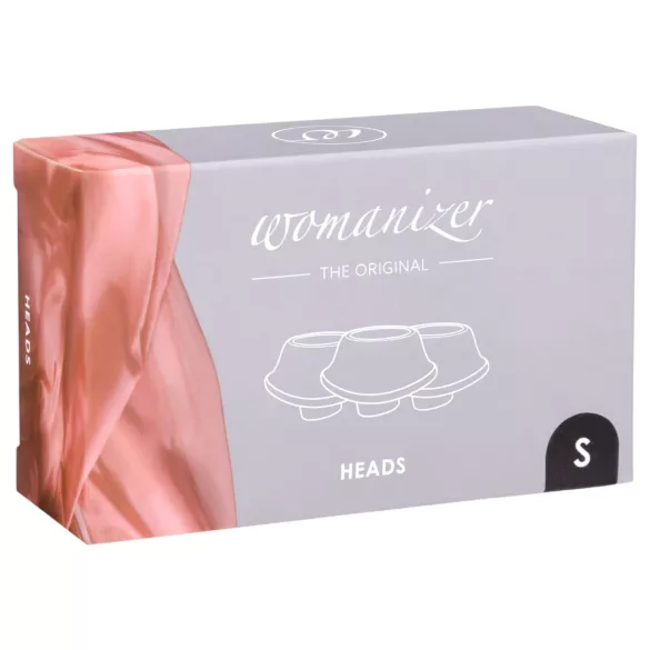Womanizer Premium S - keičiamų antgalių rinkinys - juoda - 3 vnt