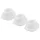 Womanizer Premium M - papildomas čiulptuko rinkinys - baltas (3 vnt)