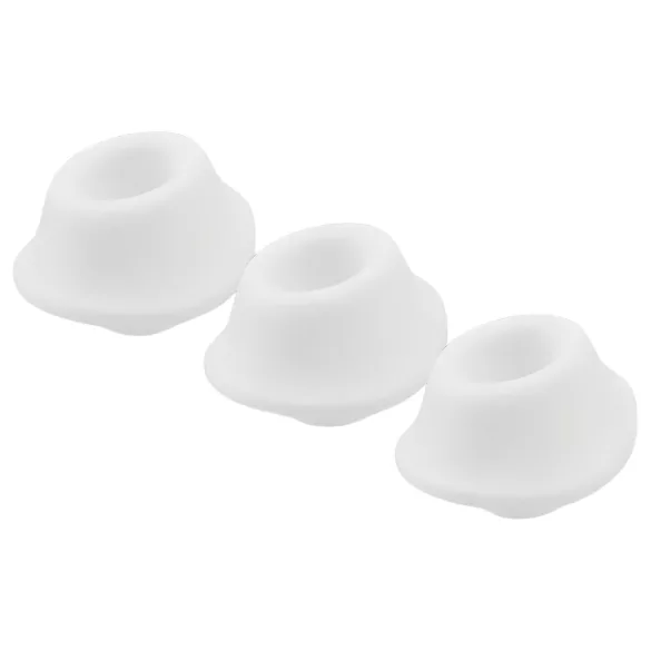 Womanizer Premium M - papildomas čiulptuko rinkinys - baltas (3 vnt)