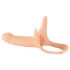 You2Toys - strap-on diržas M - tuščiaviduris dildo - kūno spalvos