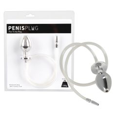   Piss to Ass Plug - tuščiaviduris analinis kaištis su šlaplės plėtikliu