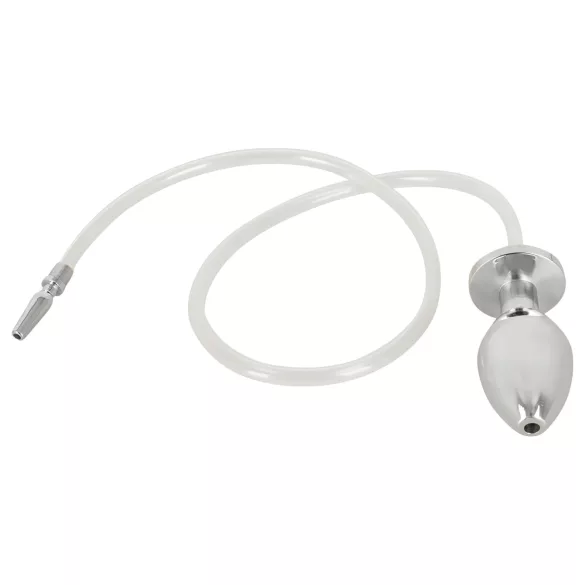 Piss to Ass Plug - tuščiaviduris analinis kaištis su šlaplės plėtikliu