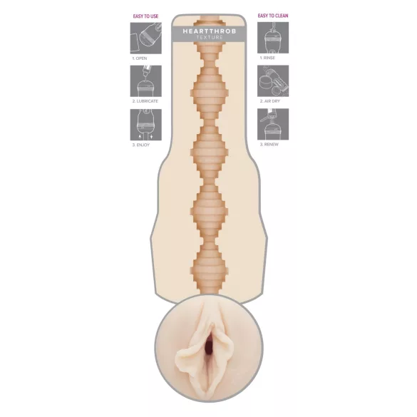 Fleshlight Brandi Love Heartthrobe - masturbatorius - vagina