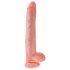 King Cock 35cm dailus ir natūralus dildo