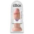 King Cock - dildo - realistiškas - kūno spalvos 25 cm