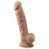 Silexd 7 - dildo su siurbtuku - 17,5 cm - kūno spalvos